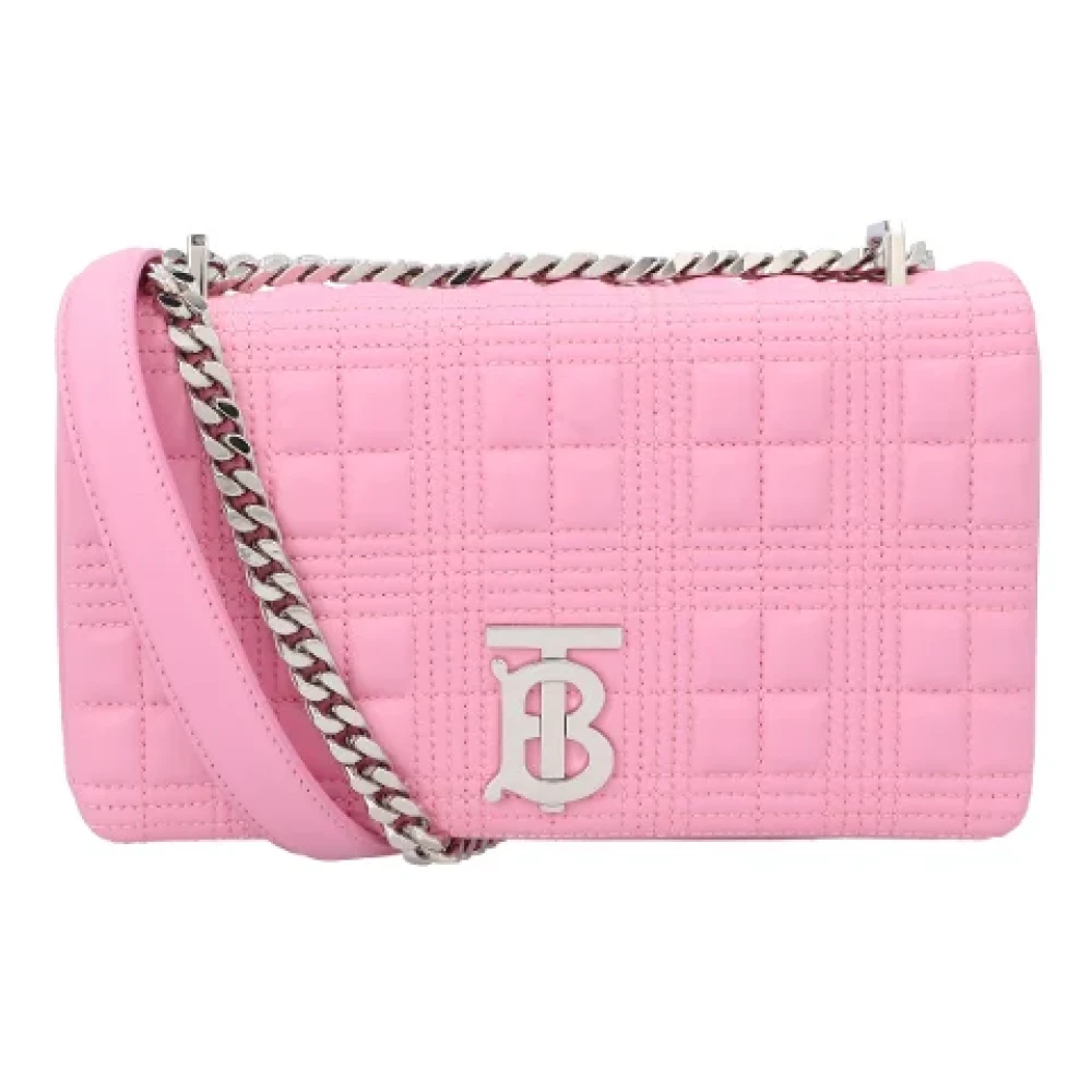 Burberry Leather shoulder-bags Pink Dames