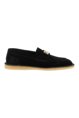 Mocassins Cuir Rose Dolce & Gabbana - Taille EU38 / UK5 Femme, Plat (Occasion Avec Boîte)