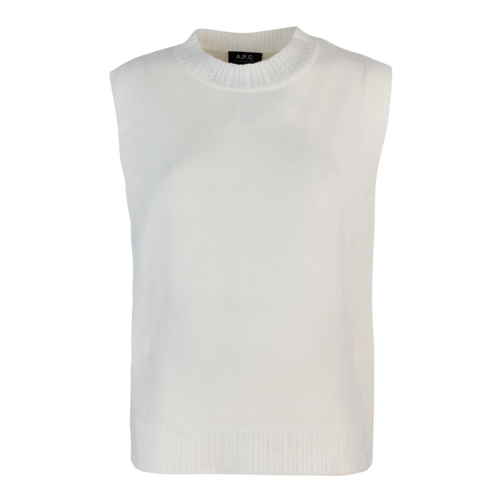 A.p.c. Merino Wol Trui Beige Dames