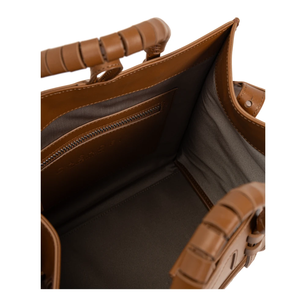 Casadei Schoudertas Brown Dames