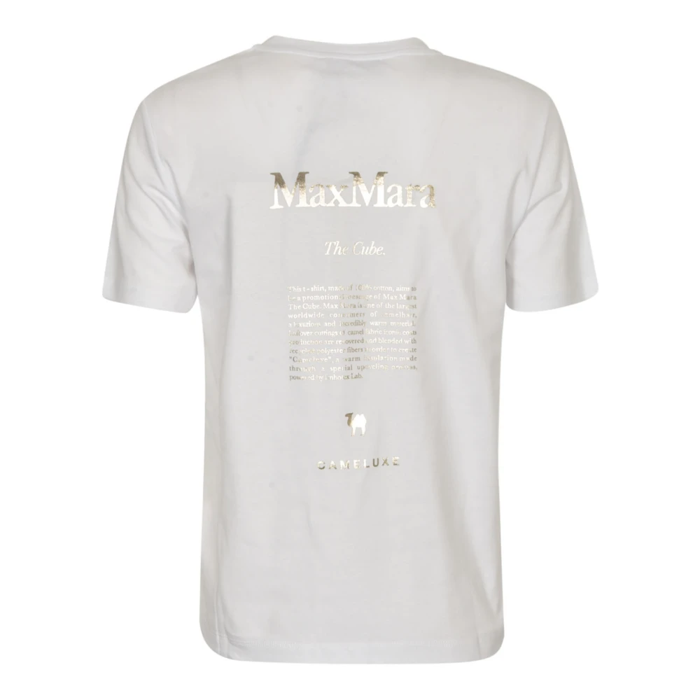 Max Mara Witte T-shirts en Polos Quieto White Dames
