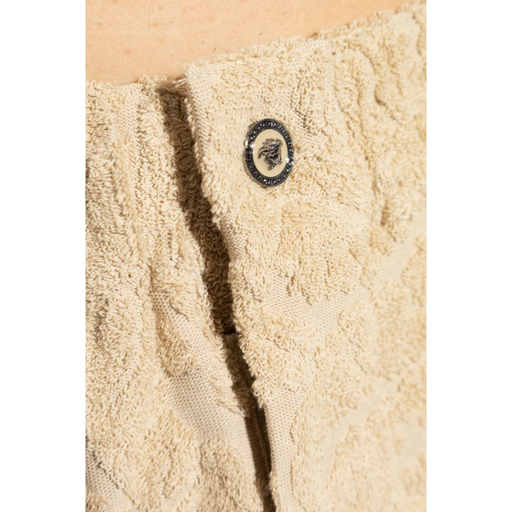 Versace Katoenen shorts Beige Heren
