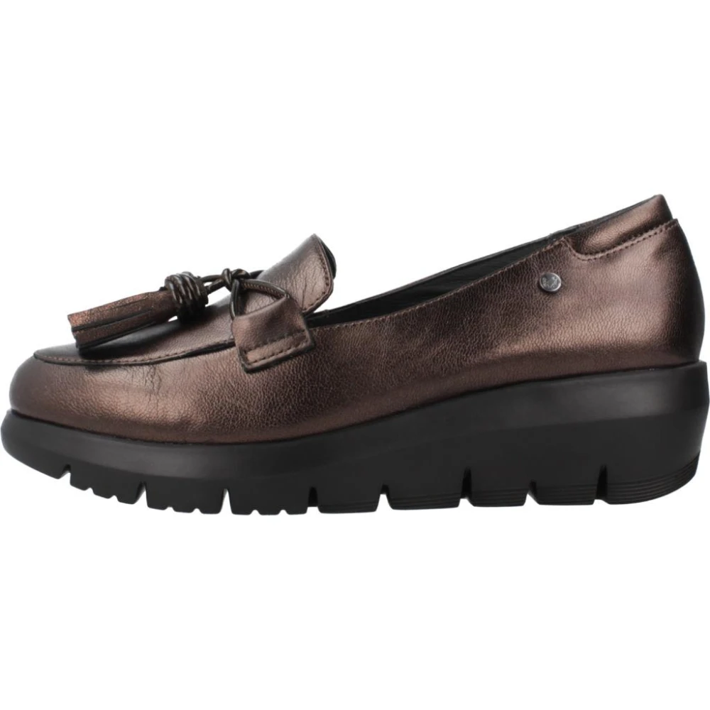 Stonefly Vrouw Bruin Schoenen Dames, 38 Eu, Leer, Plume 19 Moccasin