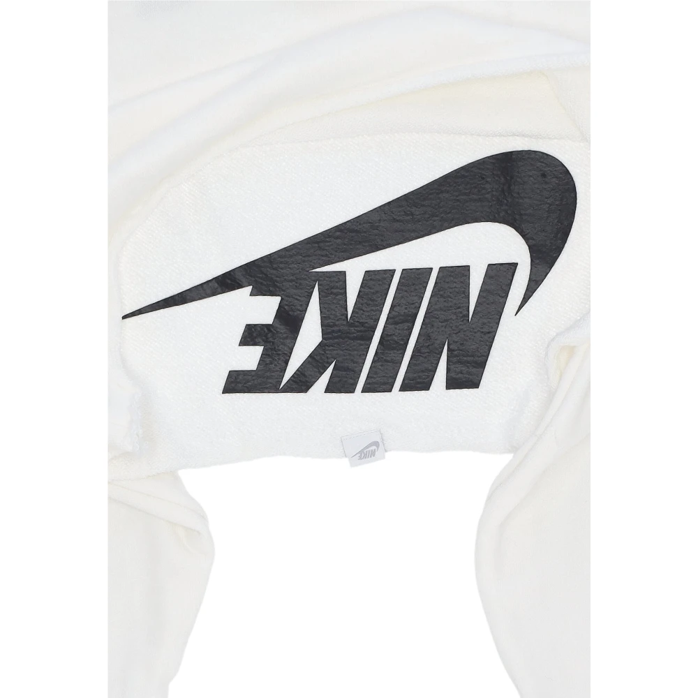 Nike Korte Sweatshirt Dans Shrug Zwart White Dames