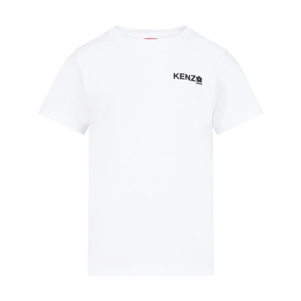 Kenzo Wit T-shirt met Boke 2.0 bloem White Dames