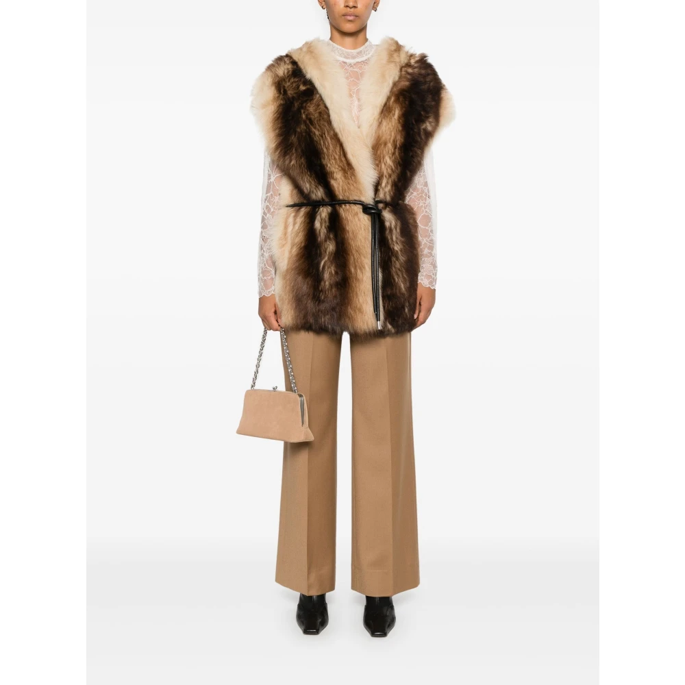 Arma Sami Shearling Jas Brown Dames