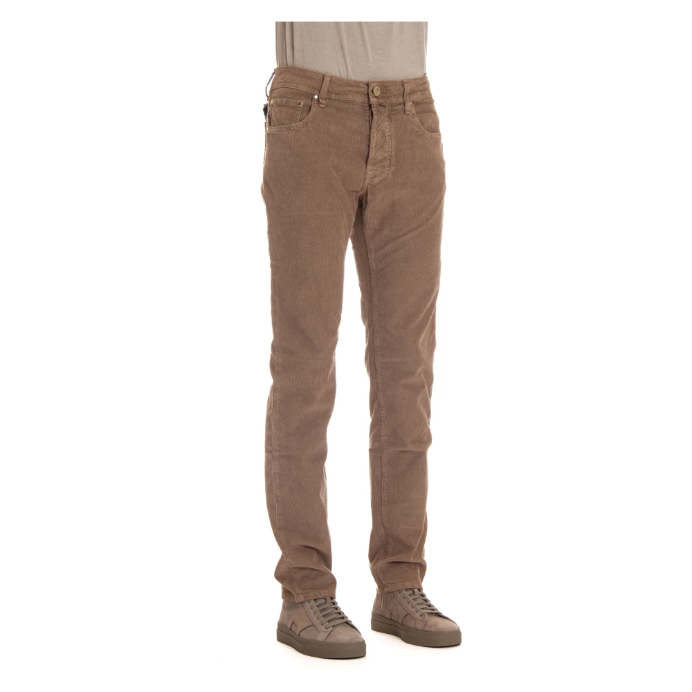 Jacob Cohën Luxe 5-Pocket Bard Fit Jeans Brown Heren