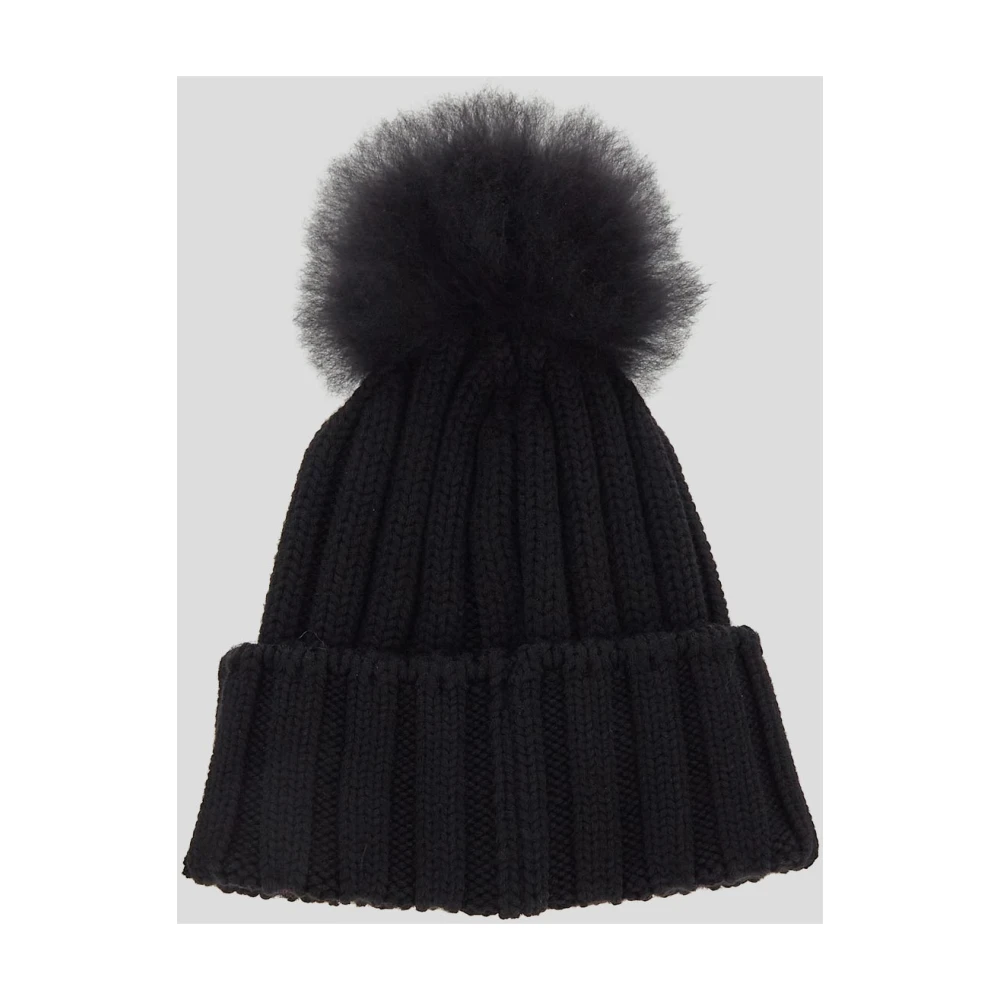 Woolrich Gezellige Pom Muts Black Dames