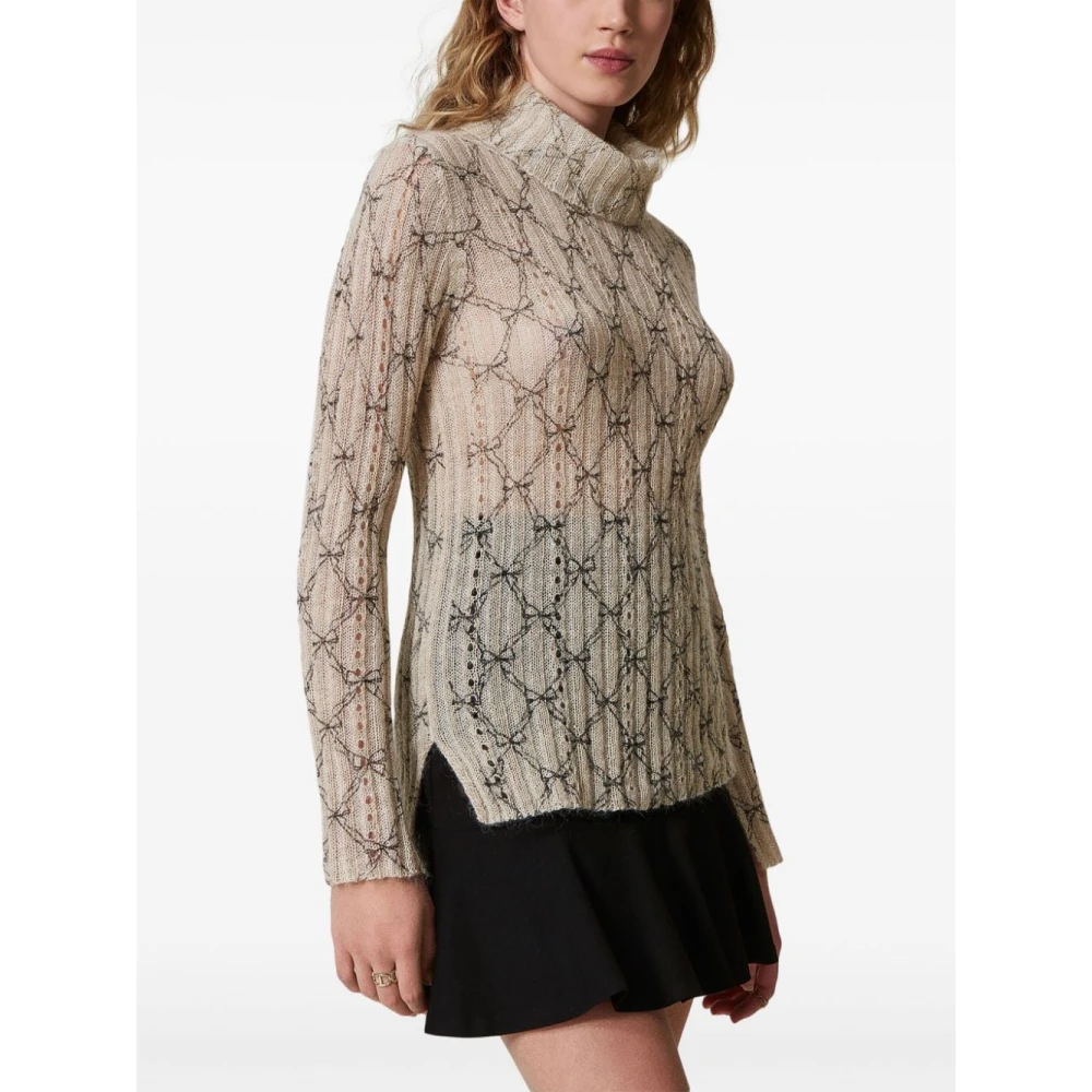 Twinset Crème Sweaters Set Beige Dames