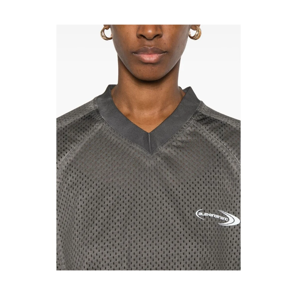 alexander wang Stijlvol T-shirt Ucc1251733 010c Gray Dames
