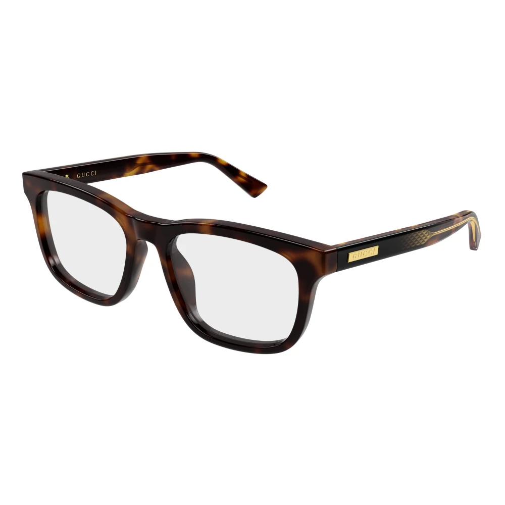 Gucci Transparent Man Gg2250ol 002 Optical Frames Acetate Havana Squared - Image 2