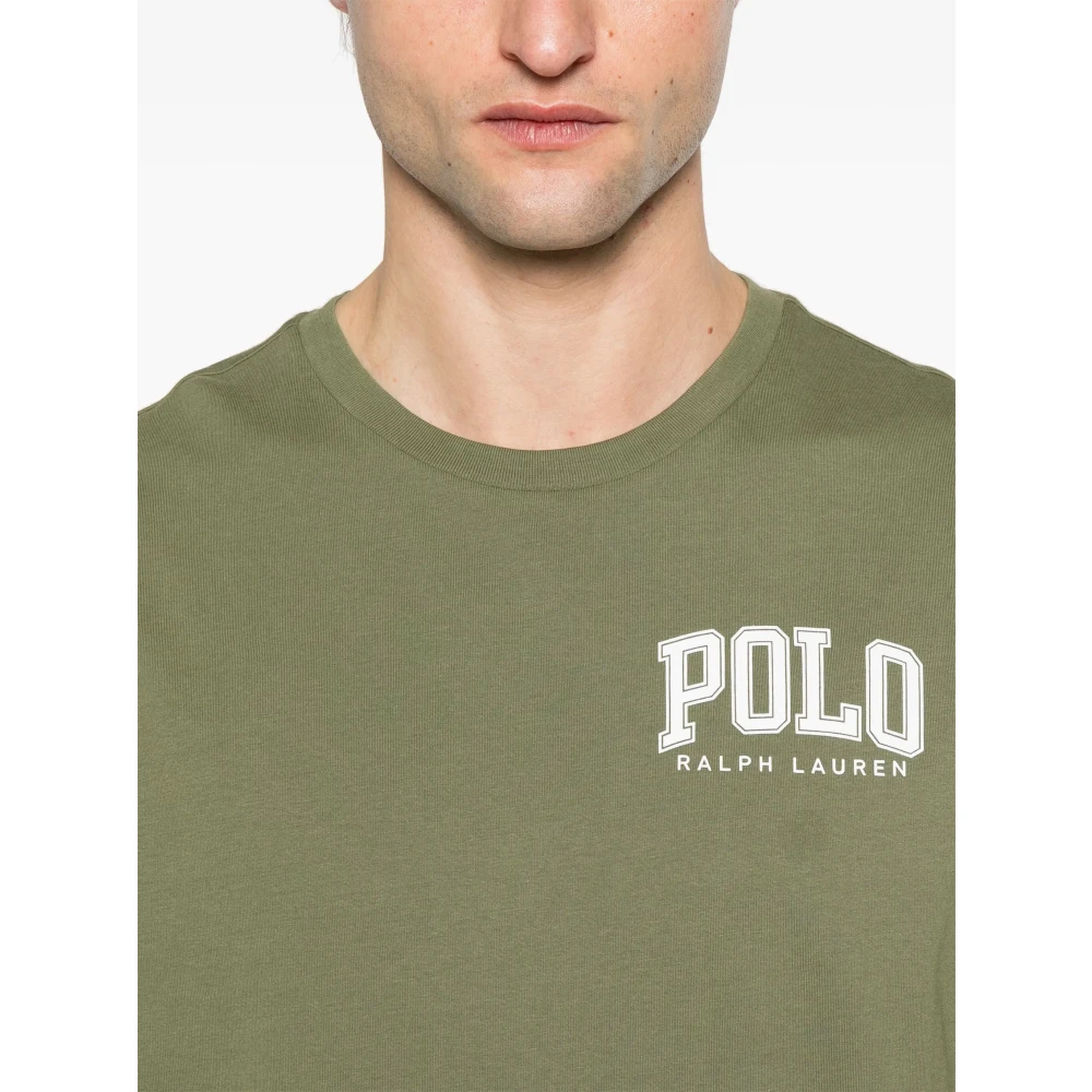 Polo Ralph Lauren Aangepaste Slim Fit Katoenen T-shirt Green Heren