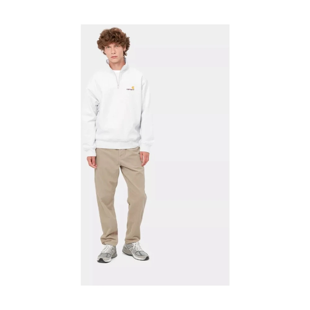 Carhartt WIP Coventry Corduroy Relaxte Tapered Broek Beige Heren