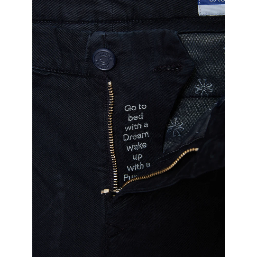Jacob Cohën Handgemaakte katoenen broek Model Bobby Blue Heren