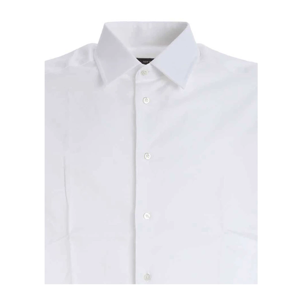 Emporio Armani Klassiek Overhemd White Heren