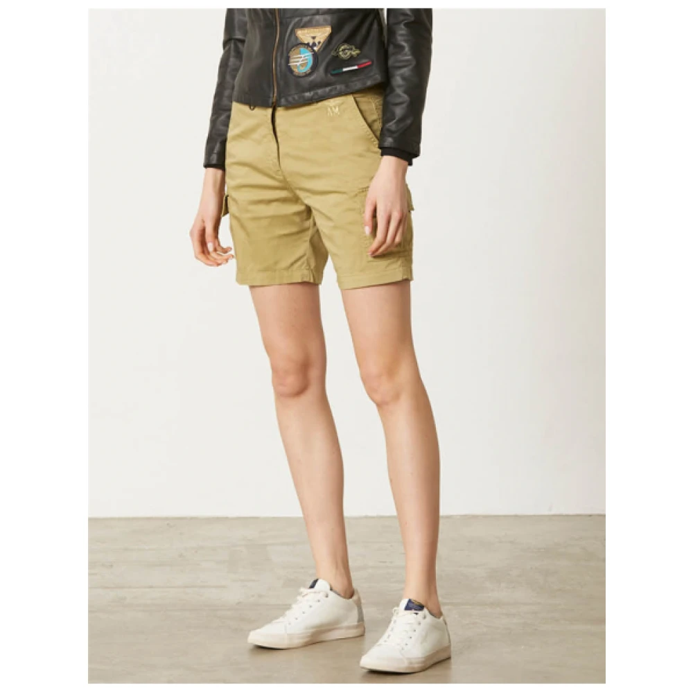 aeronautica militare Short Shorts Beige Dames