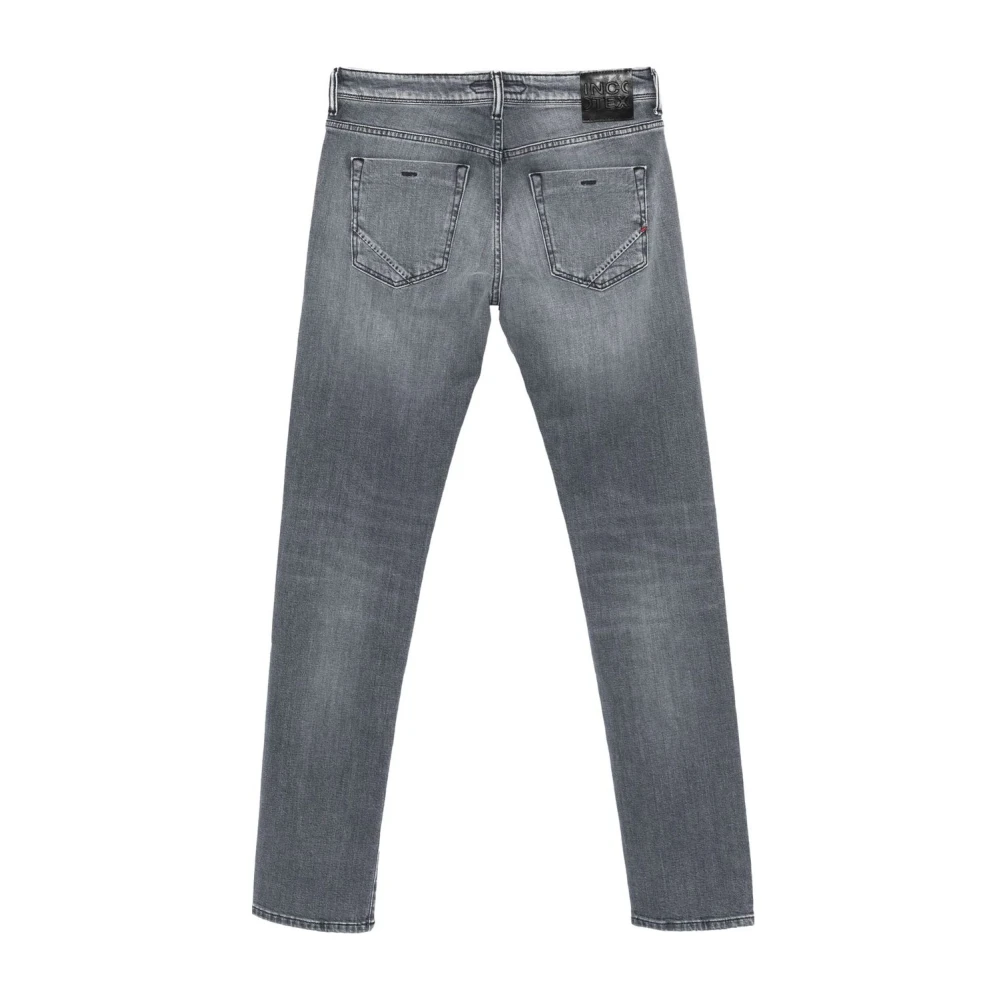 Incotex Slim Fit Stretch Jeans Blue Division Gray Heren