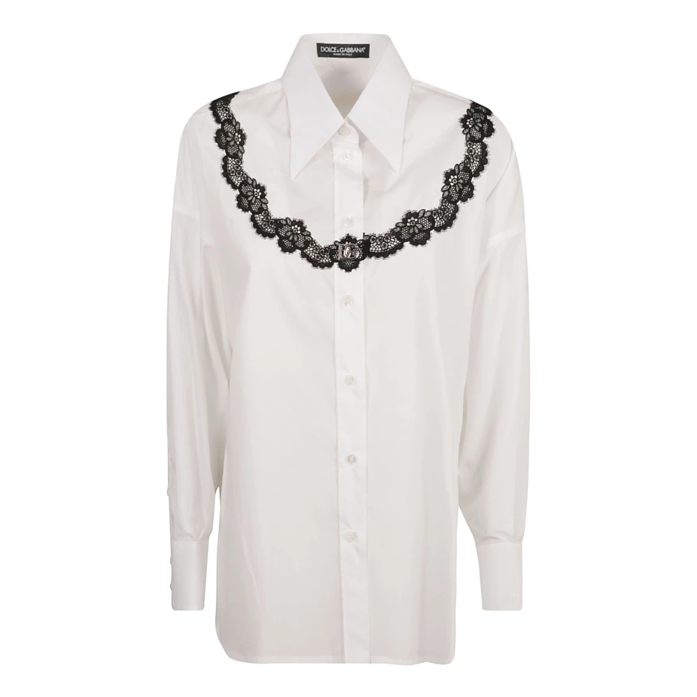 Dolce & Gabbana Klassieke Overhemden Collectie White Dames