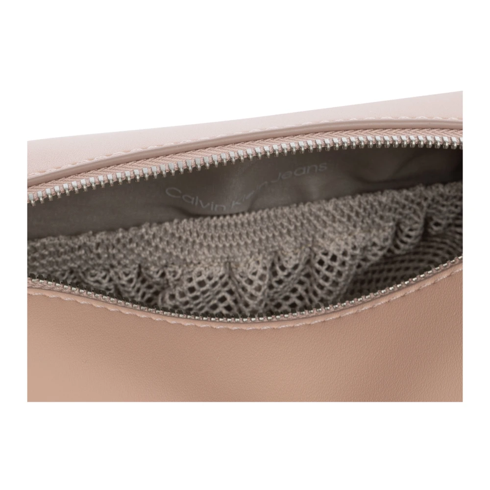 Calvin Klein Jeans Eenvoudige Toilettas met Ritssluiting Pink Dames