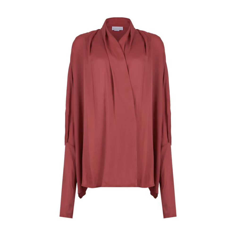 Genny Stijlvolle Overhemden Collectie Brown Dames