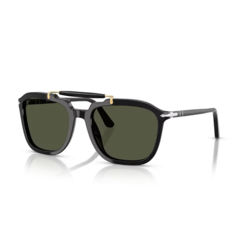 Persol Unisex Black Sunglasses, 57 Mm, Senna Series Sunglasses