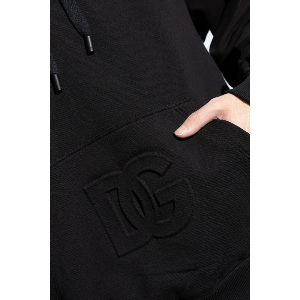 Dolce & Gabbana Hoodie Black Heren