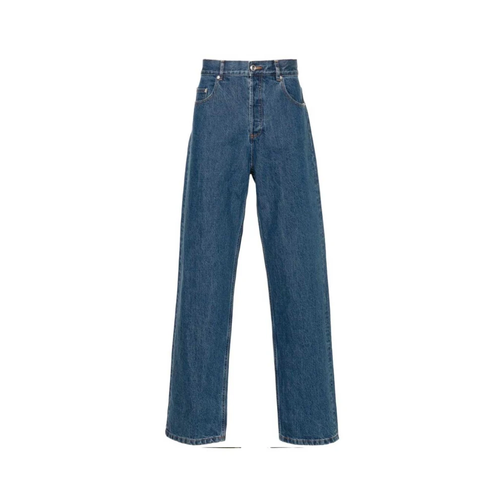 A.p.c. Indigo Denim Mid-Rise Straight Fit Jeans Blue Heren