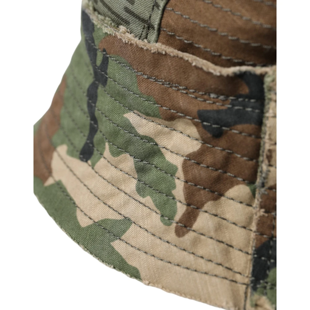 Dolce & Gabbana Groene Camouflage Emmerhoed Mannen Green Heren