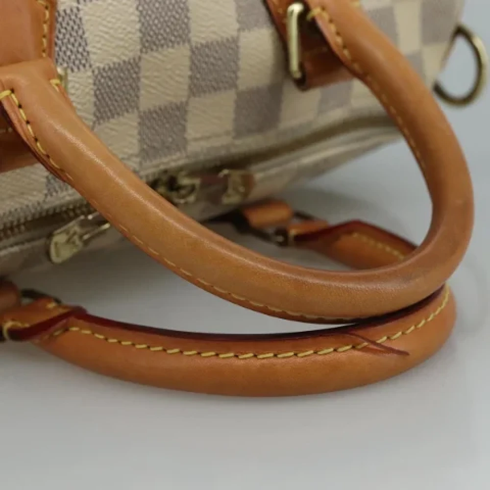 Louis Vuitton Vintage Pre-owned Canvas handbags White Dames