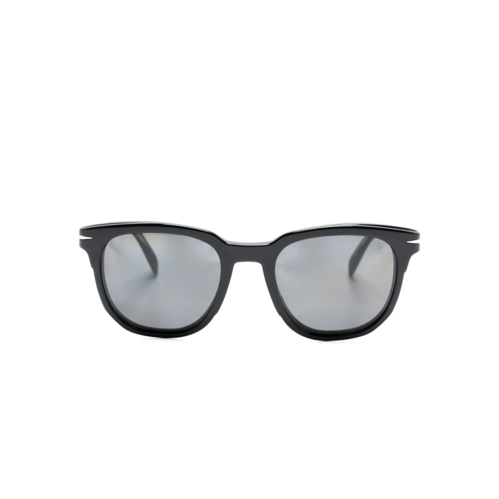 Eyewear By David Beckham Uomo Nero Occhiali Da Sole Neri Per Uso Quotidiano