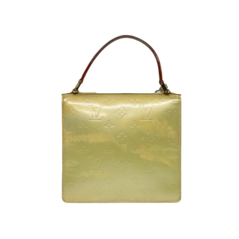 Louis Vuitton Vintage Pre-owned Leather handbags Beige Dames