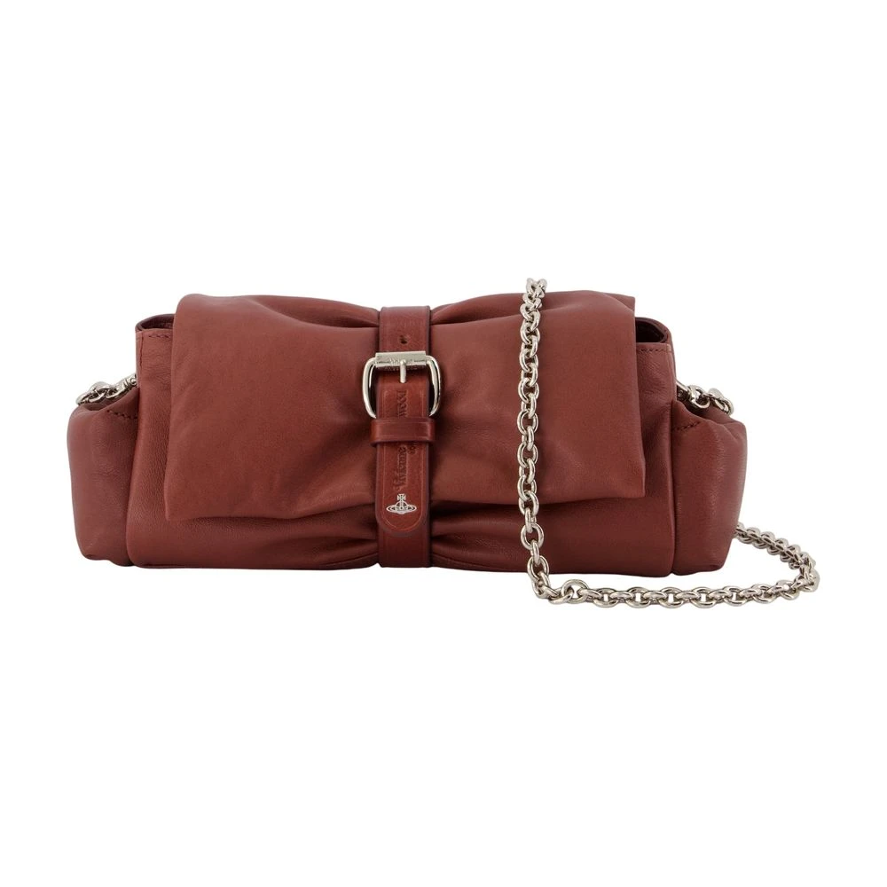 Vivienne Westwood Hazel Treasure Clutch Bag - Female - Shoulder Bags - Red - One Size - Bags