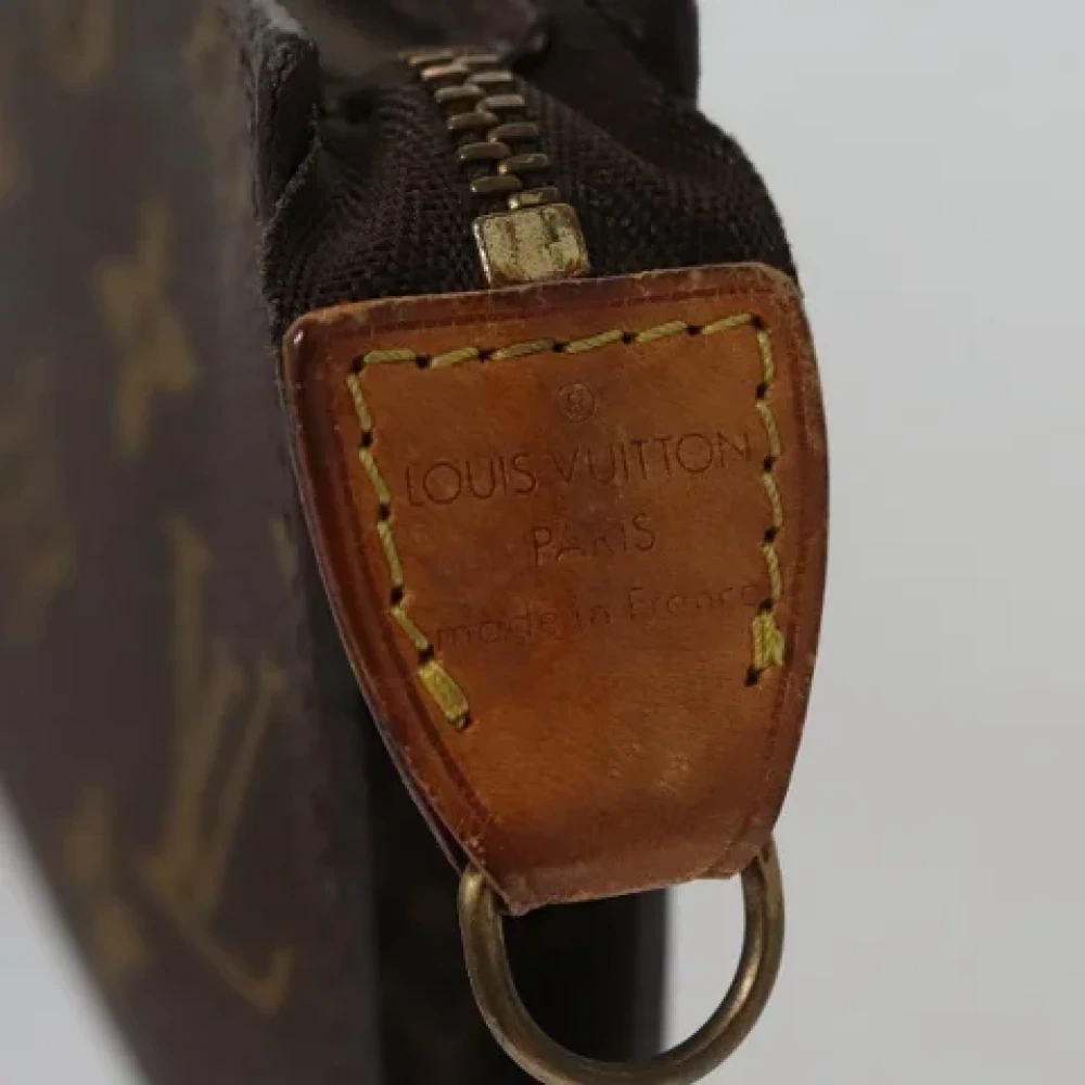 Louis Vuitton Vintage Pre-owned Canvas pouches Brown Dames