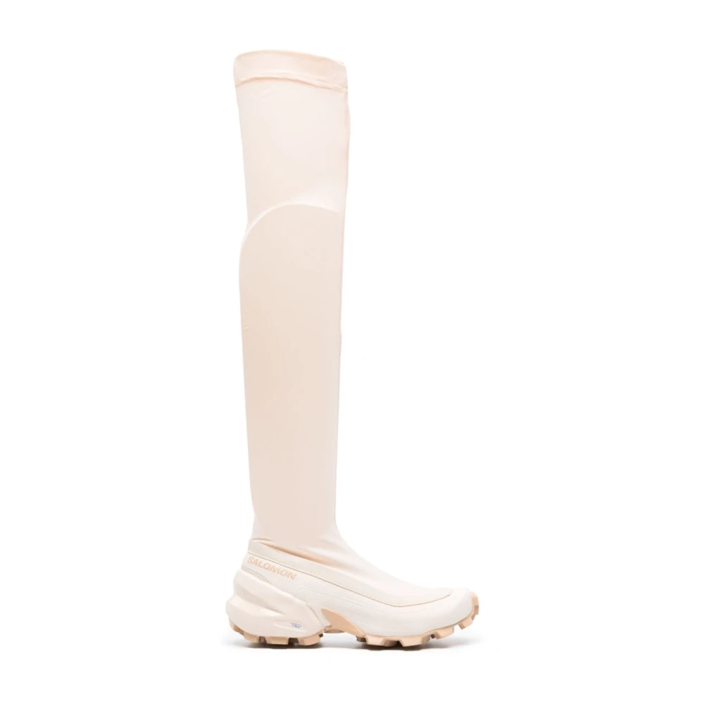 Salomon White Over-The-Knee Boots, Female, 3 Uk, Crosswader Boot