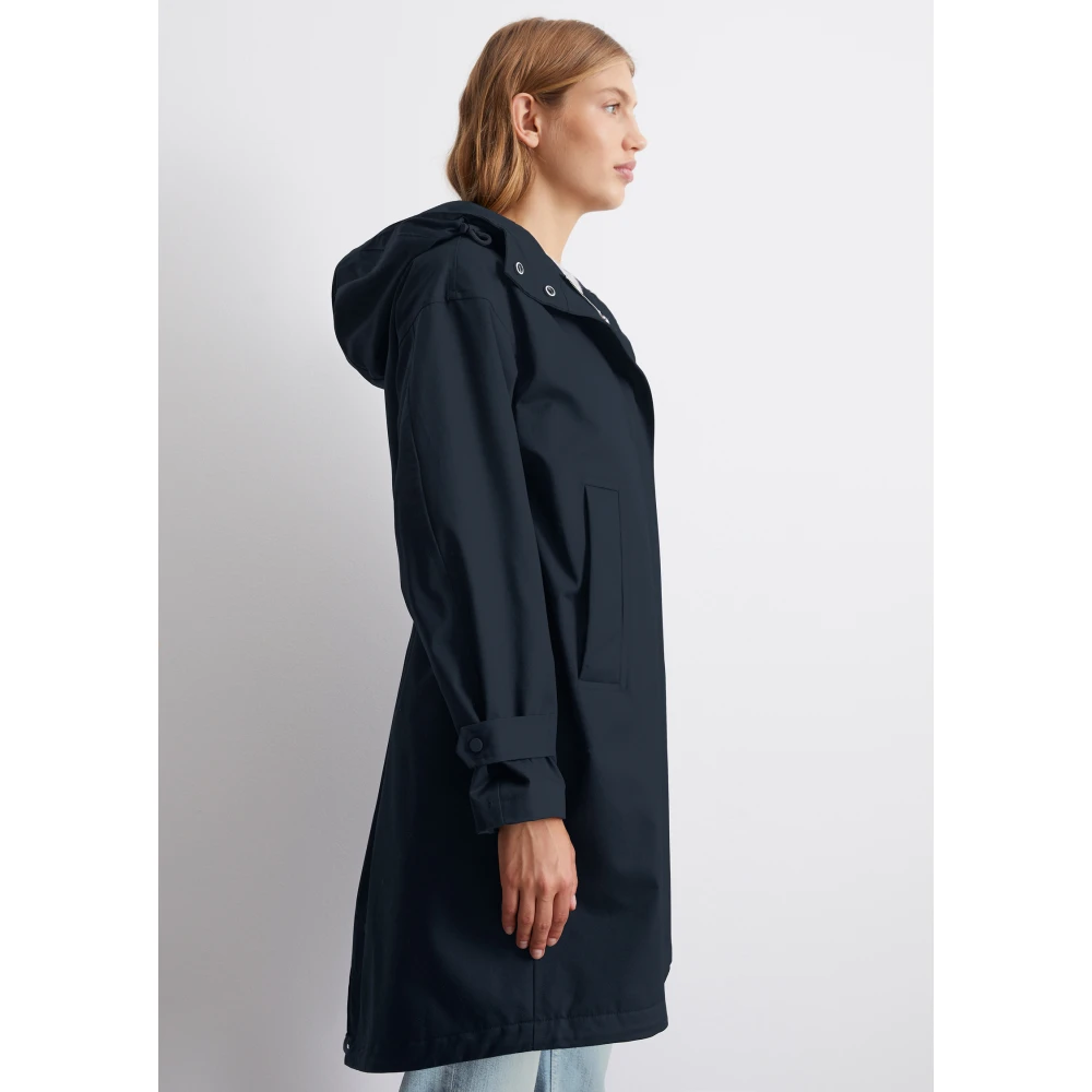 Marc O'Polo Relaxte katoenen parka Blue Dames