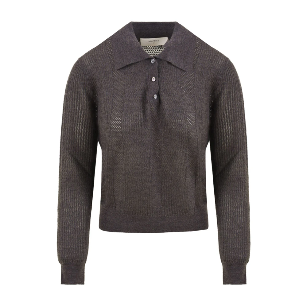 Beatrice .B Donna Marrone Polo Eleganti T-Shirt E Polos