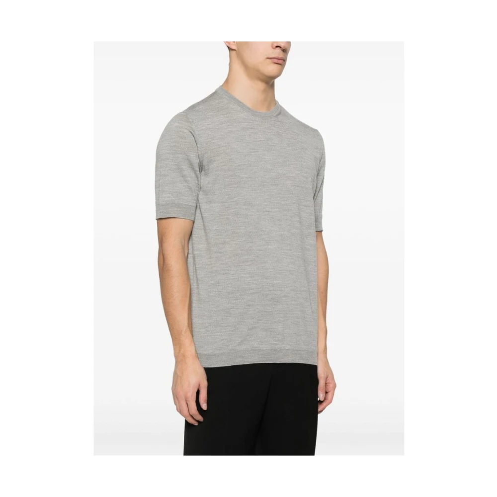 Goes Botanical Botanische Merinowollen T-Shirt Gray Heren