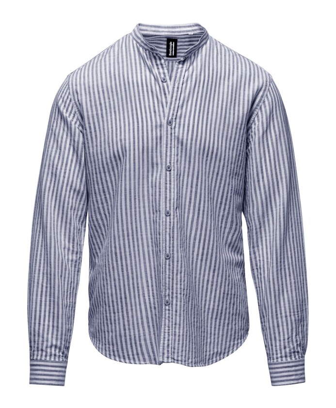 chemise-rayee-en-lin-coton-avec-col-mao