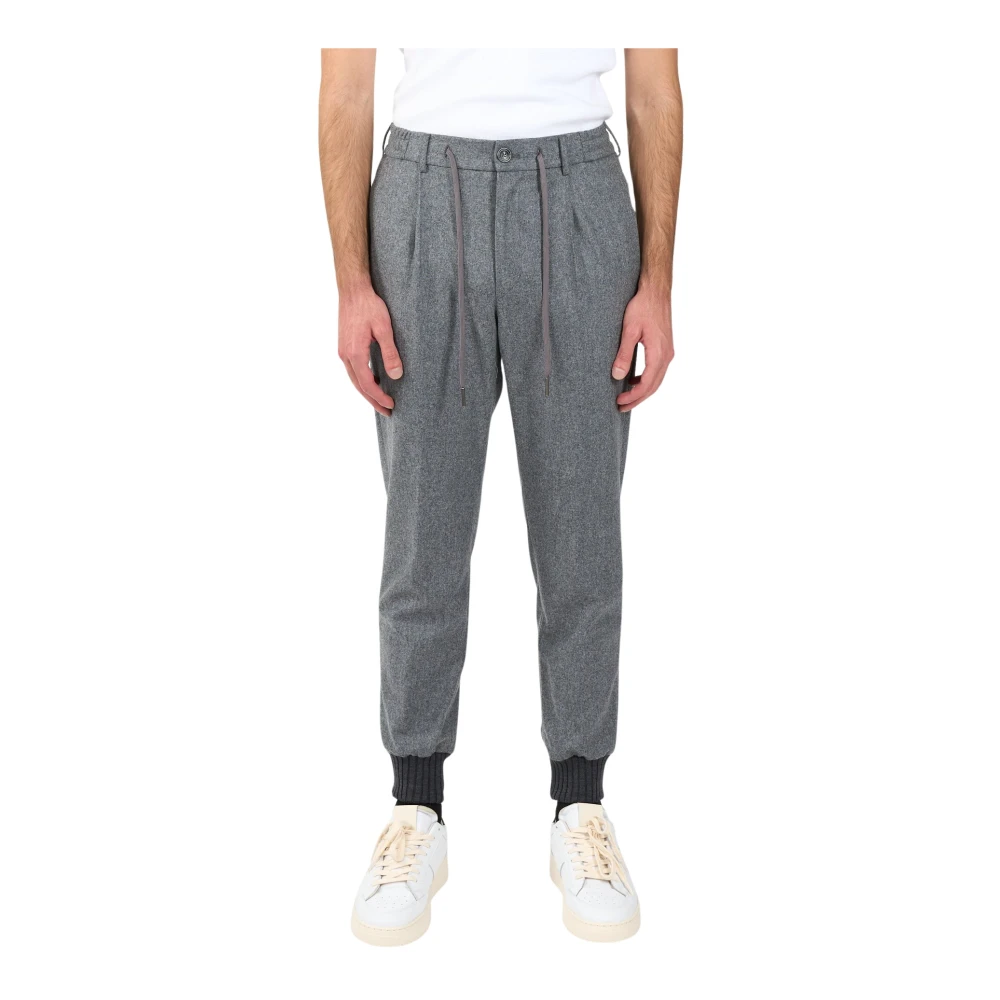 Tagliatore Super 100'S broek van zuivere wol Gray Heren