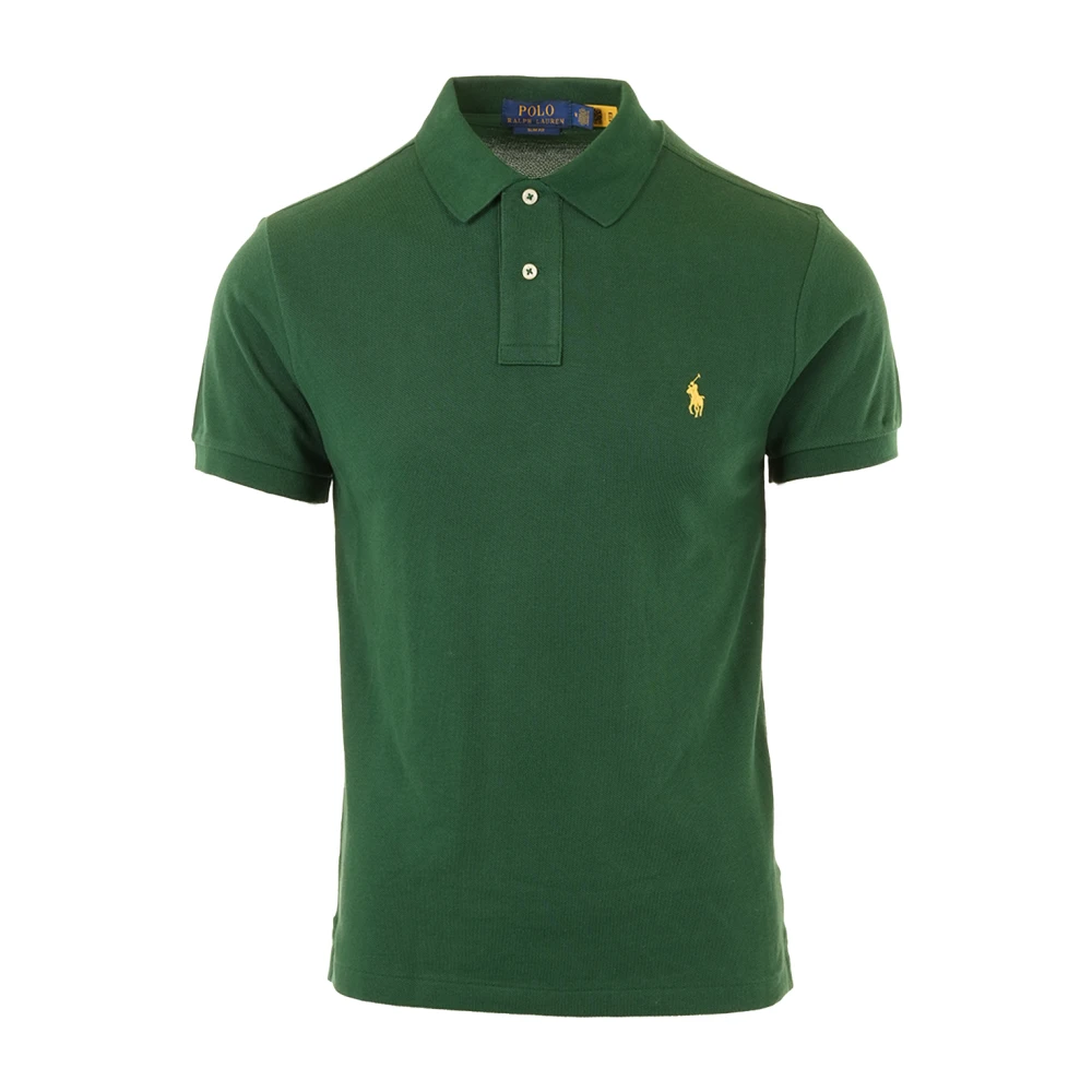 Polo Ralph Lauren Grön Sskcslim1 Short Sleeve Knit