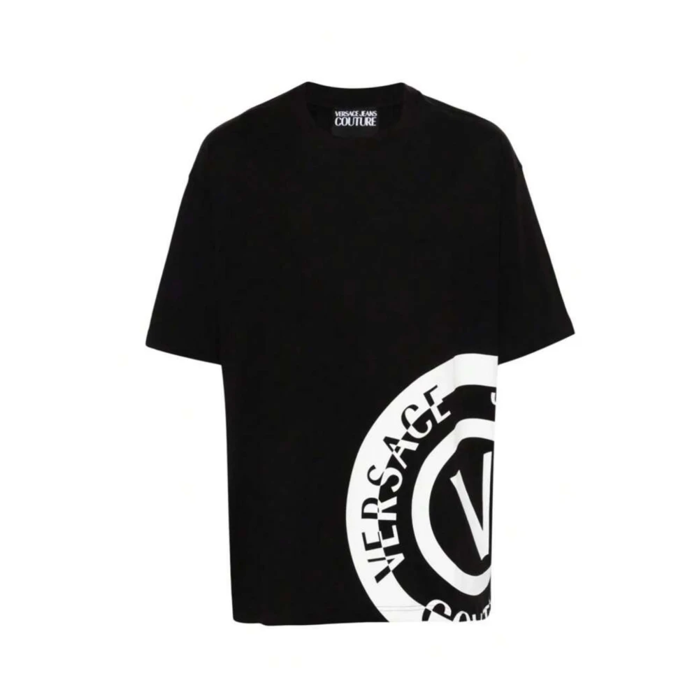 Versace Jeans Couture T-shirts en Polos Black Heren