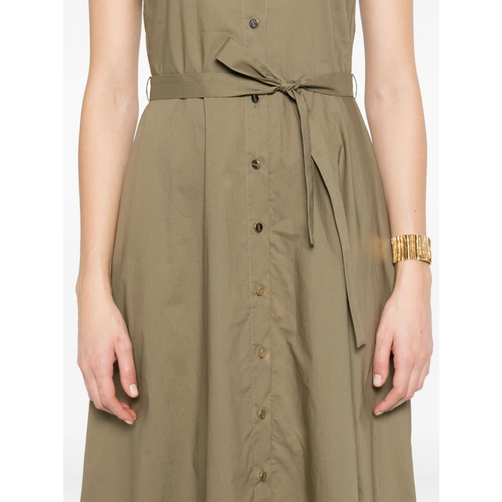 Liu Jo Militair Groene Jurk Green Dames