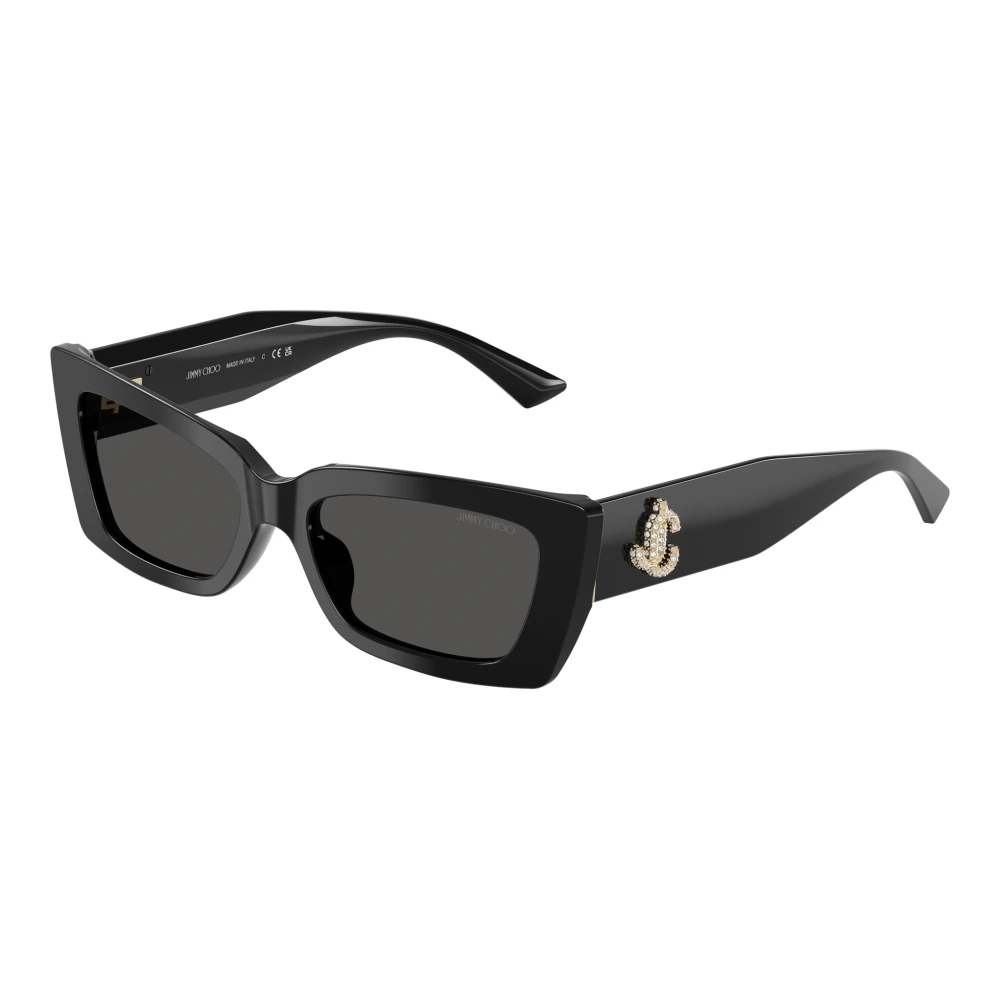Jimmy Choo Women's Grey Woman Jc5037bu 500087 Sunglasses Acetate Black Cat Eye Normal - Image 3