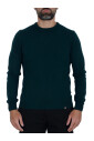 pull-vert-basique-col-rond