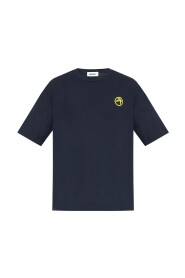 Navy Blue Cotton Oversize T-Shirt