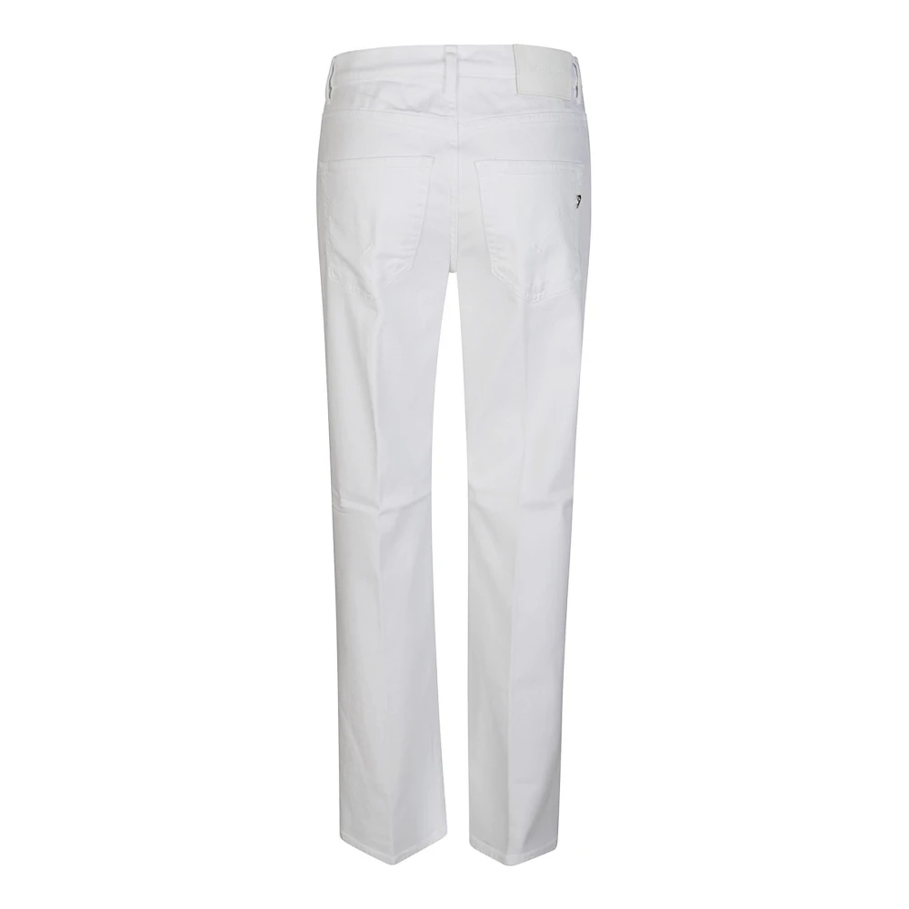 Dondup Klassieke Bull Denim Jeans White Dames