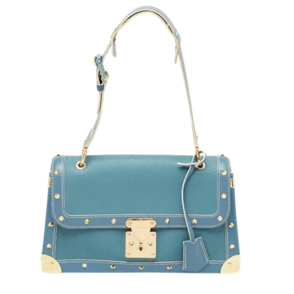 Louis Vuitton Vintage Pre-owned Leather louis-vuitton-bags Blue Dames