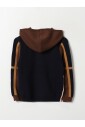 cardigan-a-capuche-colorblock-marine