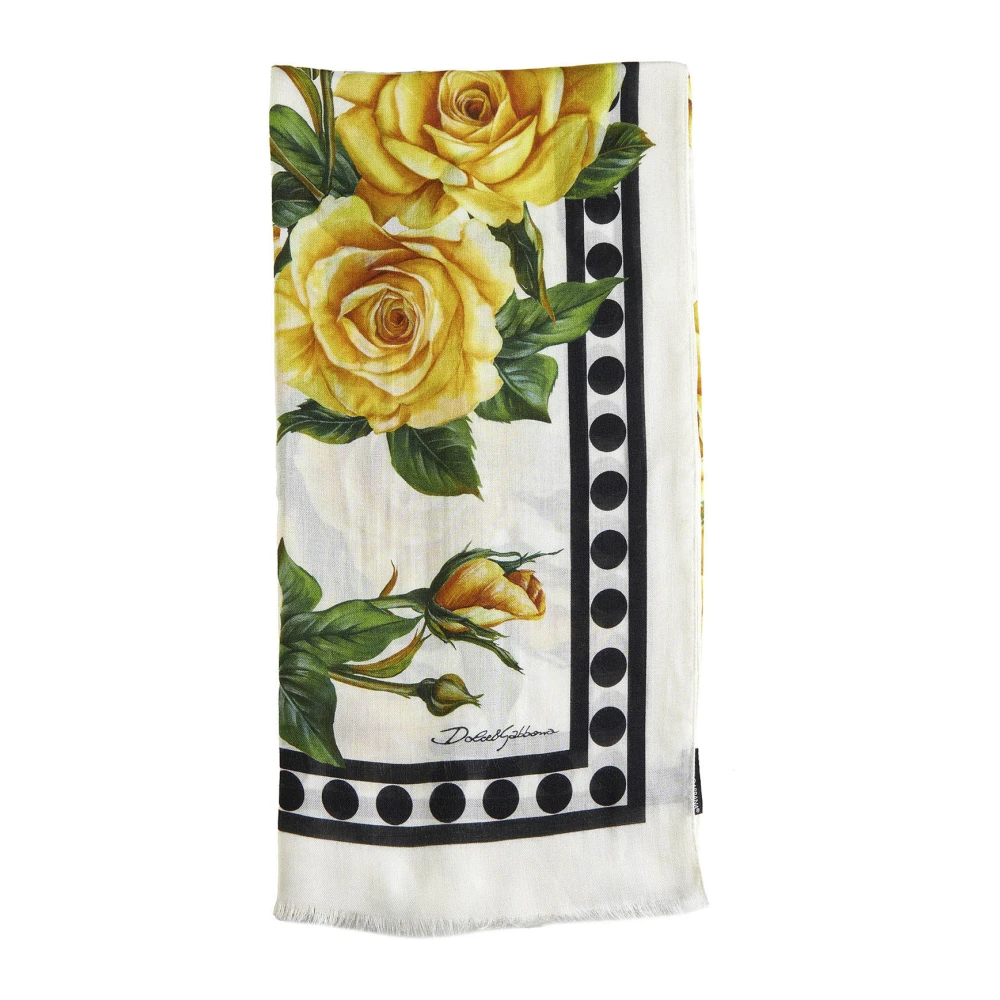 Dolce & Gabbana Luxe Sjaals Lazzaro Collectie Multicolor Dames