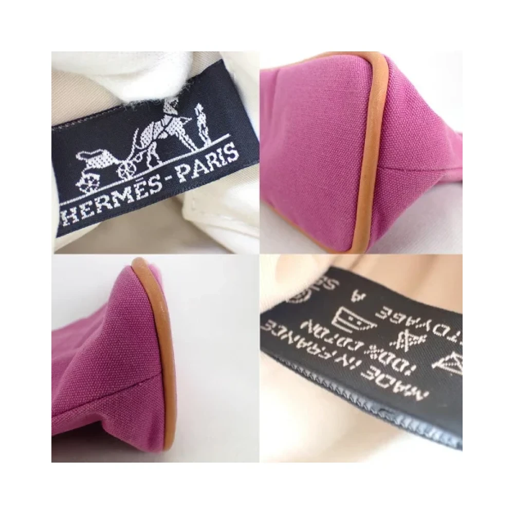 Hermès Vintage Pre-owned Cotton pouches Pink Dames